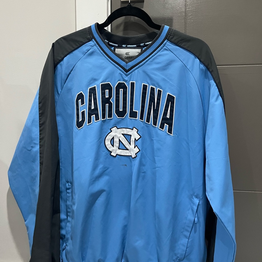 Carolina Blue and Black Pullover